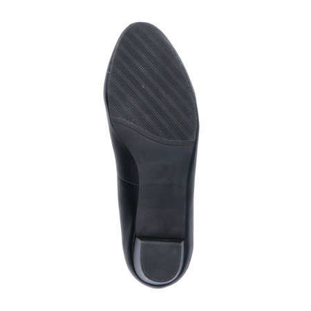 Rieker Women's Leather Heeled Pumps Black