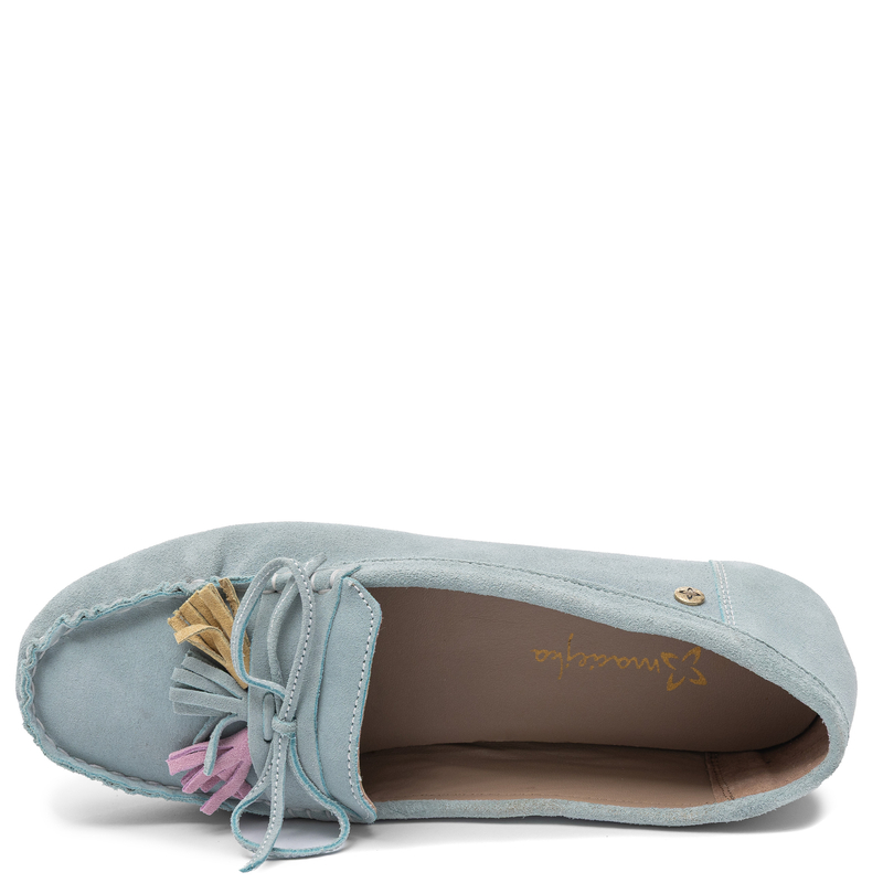 Maciejka Women's Blue Shoes with Tassels PR767-06/00-1