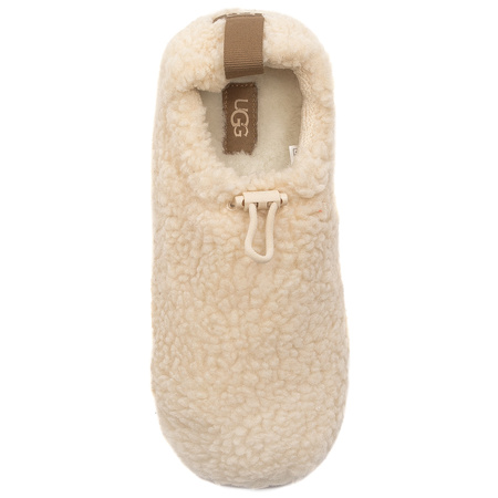 UGG Kapcie damskie W PLUSHY Slipper Natu/ Chestnut