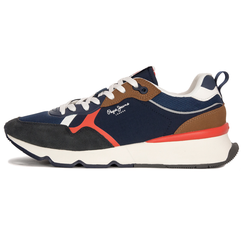 Pepe Jeans Sneakersy buty męskie Navy Britt Pro 22 M granatowe