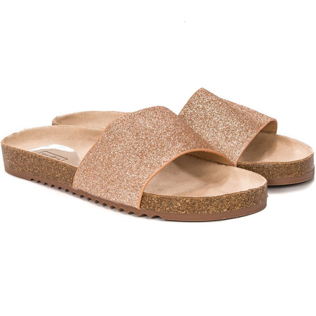 Filippo Klapki damskie DK1373-20 Gold Złote