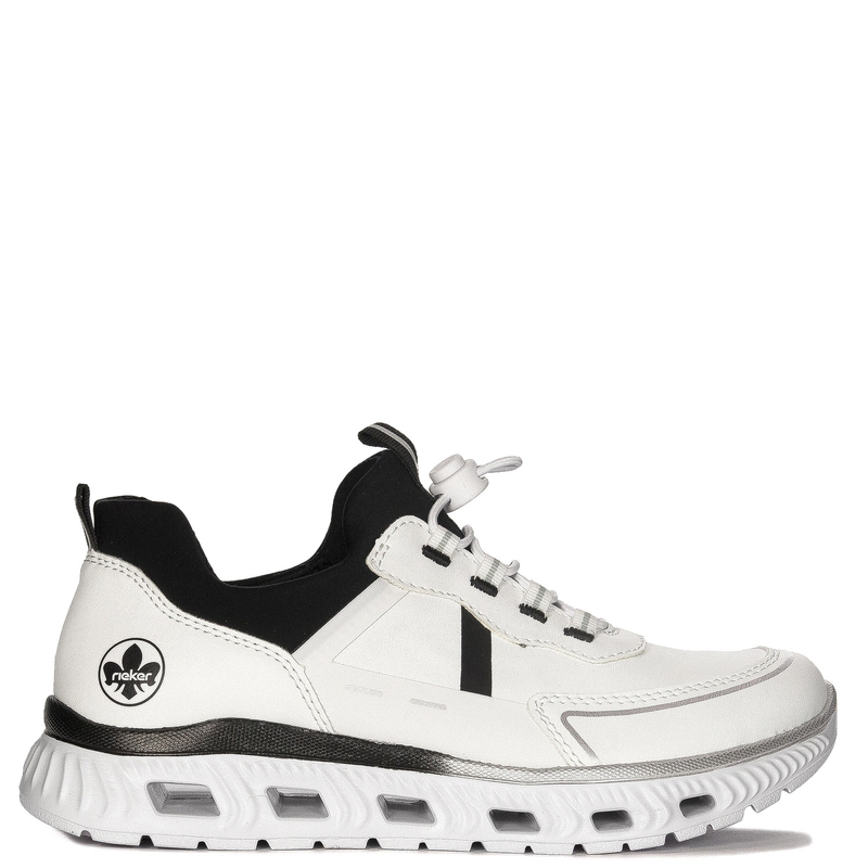 Rieker Women's White Combination Sneakers