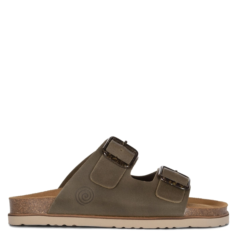 Dr. Brinkmann Women's Olive Flip Flops