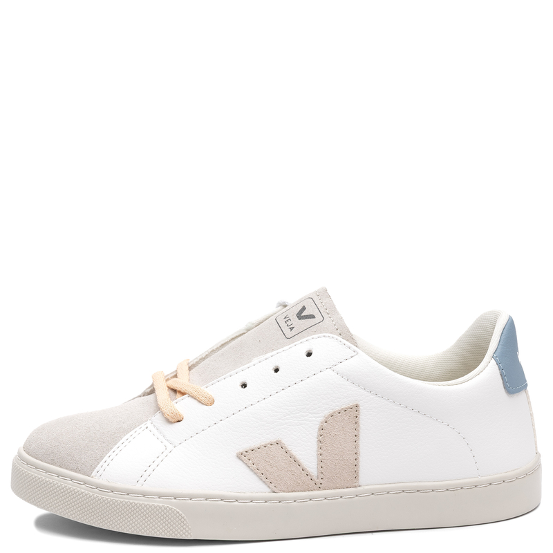 Veja Sneakersy damskie skórzane White Sable Steel białe