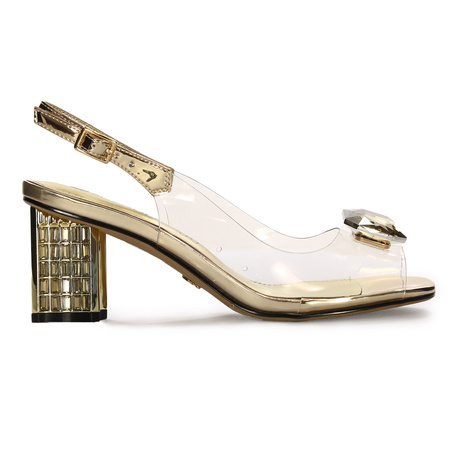 Sca'viola Women's Gold Sandals