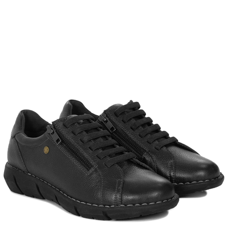 MMaciejka Leather  Women’s Low Shoes Black P7238-01/00-1