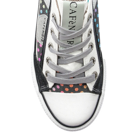 CAFENOIR Women's Sneakers Fabric Nero Black