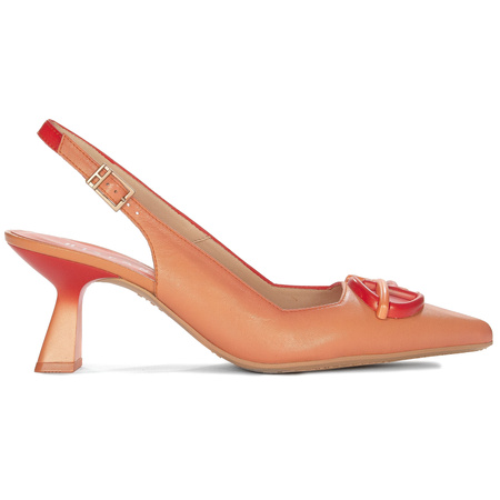 Hispanitas Women's Coral Scarlet pumps