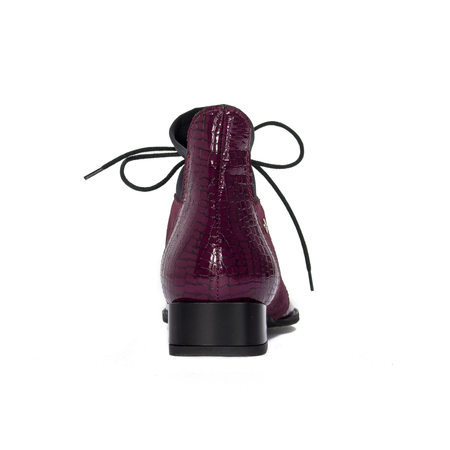 Maciejka 04744-48/00-7 Burgundy Lace-up Boots