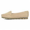 Filippo Women's Leather Moccasins Beige