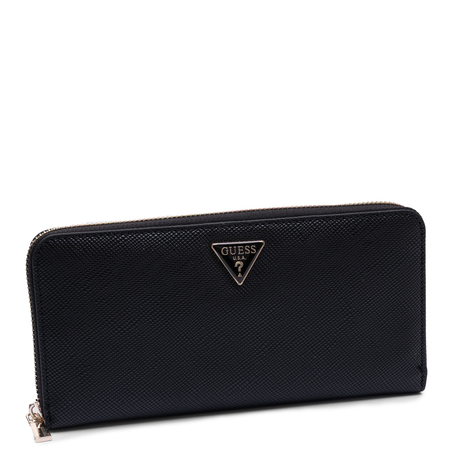 Guess Portfel Damski Elegancki Klasyczny Czarny ZG2227146-BLK