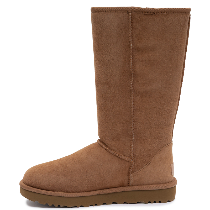 UGG Tall Leather Insulated Snow Boots with Fur – Caramel 1016224-CHE