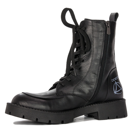 Botki Venezia Black skórzane Czarne