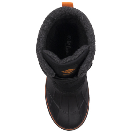 Lee Cooper Black - Lime Snow Boots