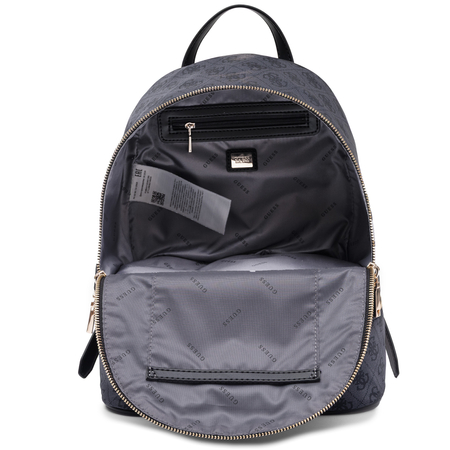Guess Adrian Monogram City Backpack Black TWNB2168030-BLACK