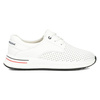 Filippo Leather White Low Shoes