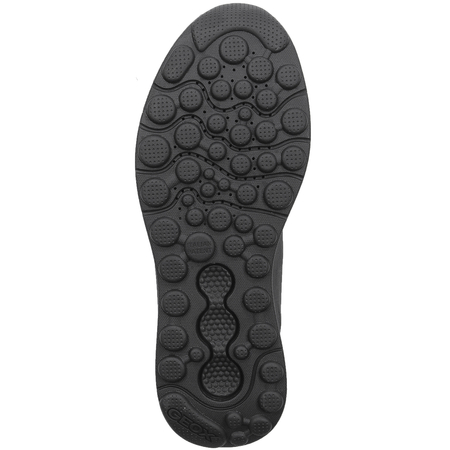 GEOX Men's Black leather boots
