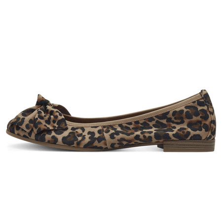 Tamaris Women's Leopard Leather Ballet Shoes