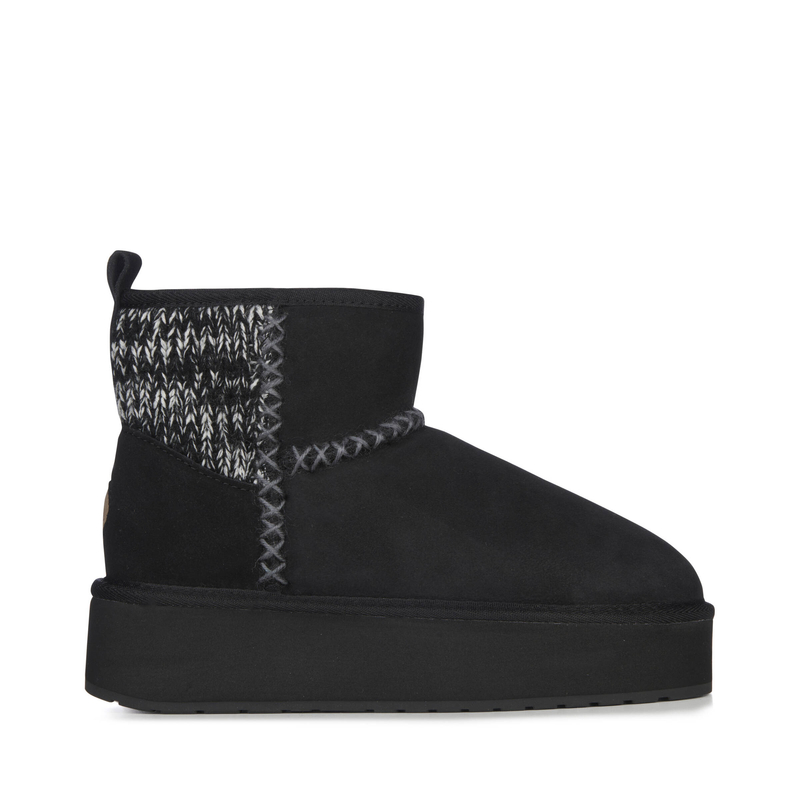 EMU Australia Stinger Knit Flatform Black W13143 Black