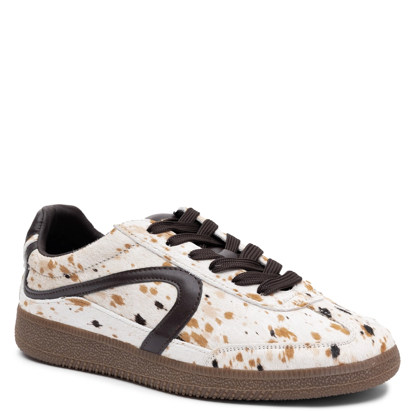 Verbenas Skórzane Sneakersy Damskie Wielokolorowe SIMONA-ANIMALIER