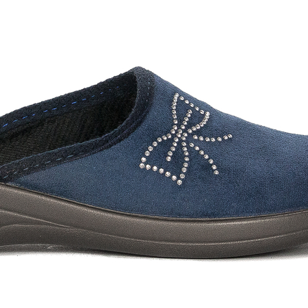 Inblu Kapcie klapki damskie Navy Granatowy