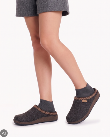 Inblu Comfortable Women's Home Slippers Textile Brown NL000012
