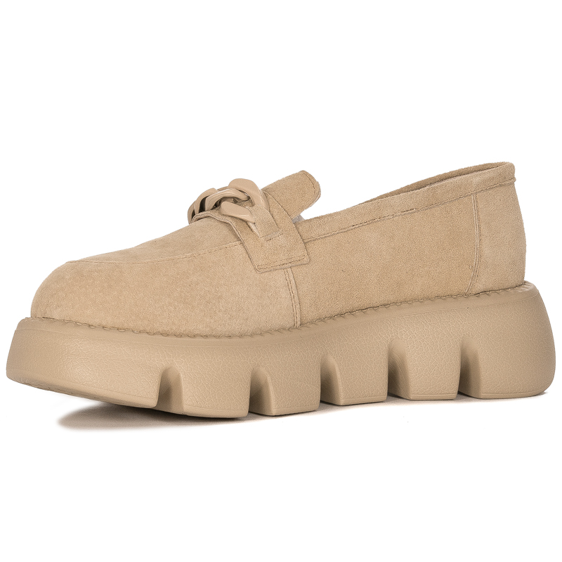 Filippo Women's Moccasins Leather Beige