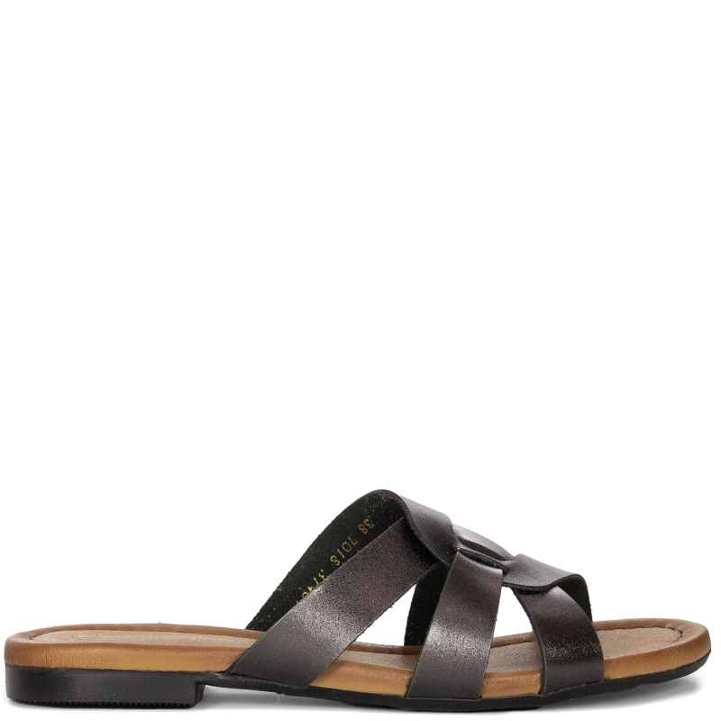 Maciejka Black Women's Slides