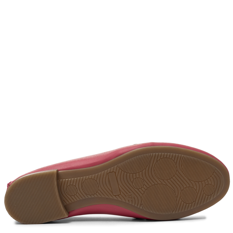 Maciejka Women's Pink Ballerinas With Pastel Stripes P7542-15/00-0