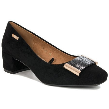 Sergio Leone PB142 Black MIC Flat Shoes