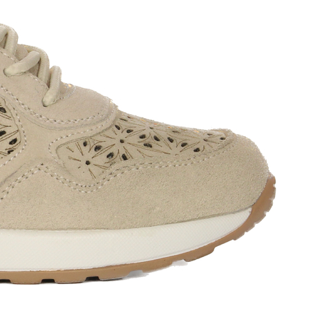 Filippo Women's Sneakers Leather Beige