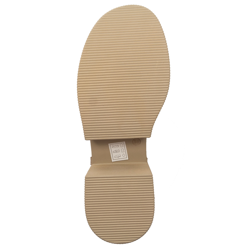 Maciejka Gold Leather Sandals