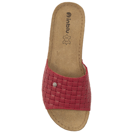 Inblu Women's Slides Red