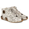 Maciejka Women's Leather Boots White + Copper