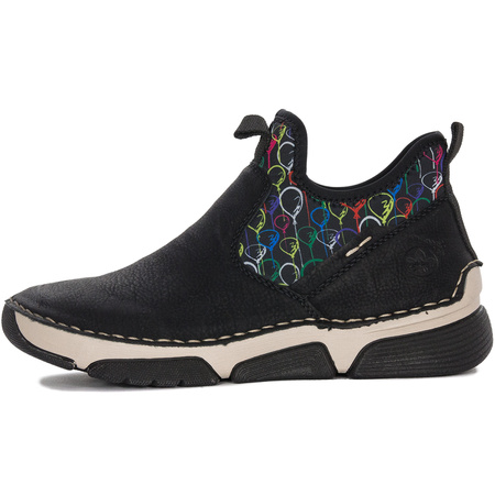 Rieker 45957-00 Black Low Shoes