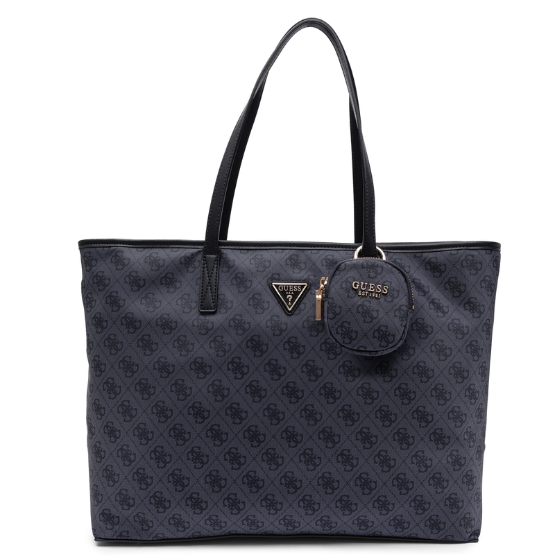 Guess Noelle Klasyczna Torba Damska Duża A4 Czarna TWNB2168240-BLACK   