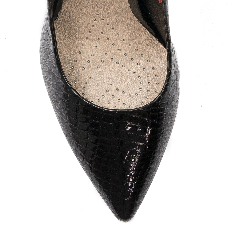 Bioeco by Arka Women's leather black pumps shoes