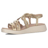 Wonders Women's Leather Sandals Platino