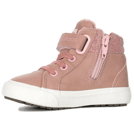 Kangaroos Botki dla dziewczynki Dusty Rose/Frost Pink