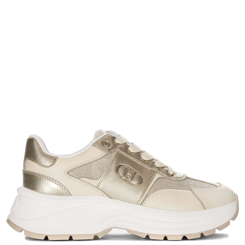 Liu Jo Women's Platform Sneakers Gold