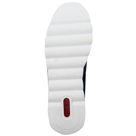 Rieker Buty damskie sneakersy Pazifik/Heaven/Silver czarne