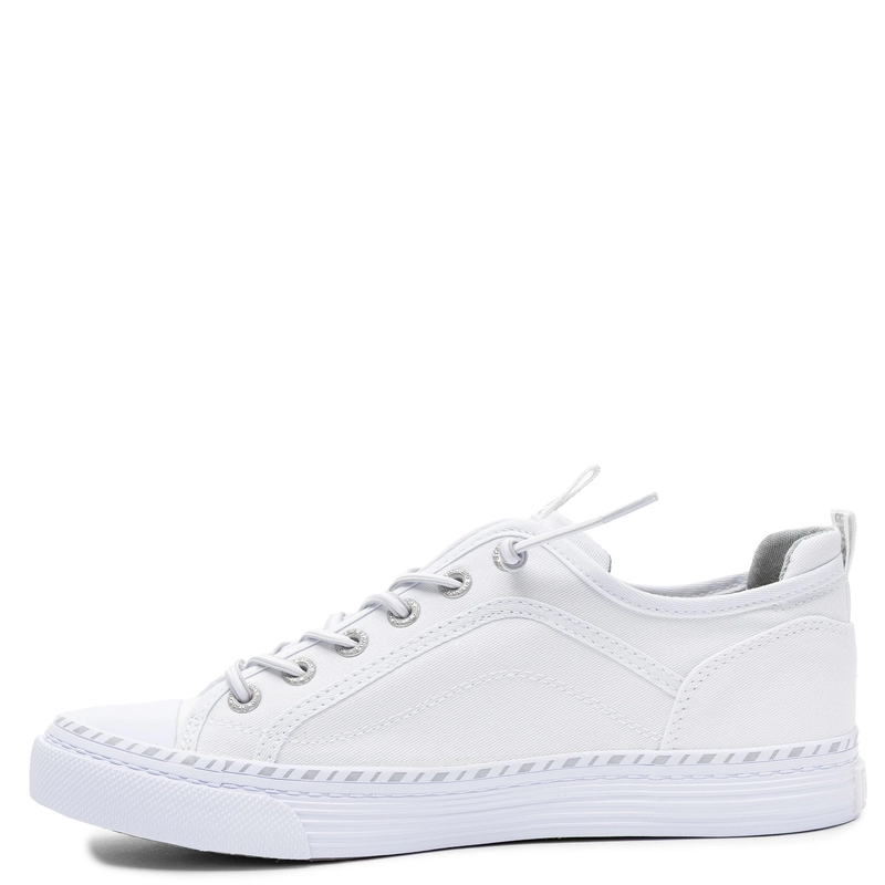 Big Star Trampki Sportowe Na Płaskiej Podeszwie Białe TT274388-WHITE