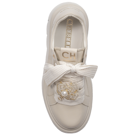 CheBello Women Flat Shoe Beige