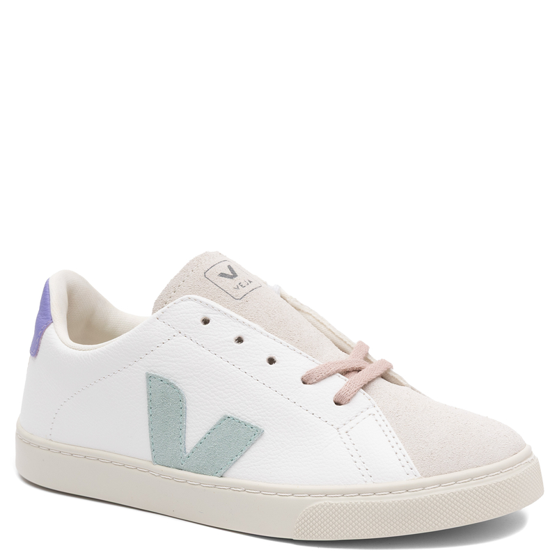 Veja Women's Leather Sneakers White Matcha Lavende 