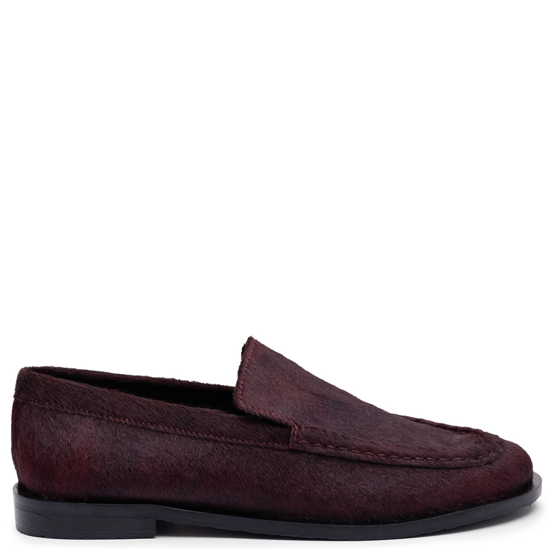 Gioseppo Skórzane Półbuty Damskie Bordowe 80770-BURGUNDY