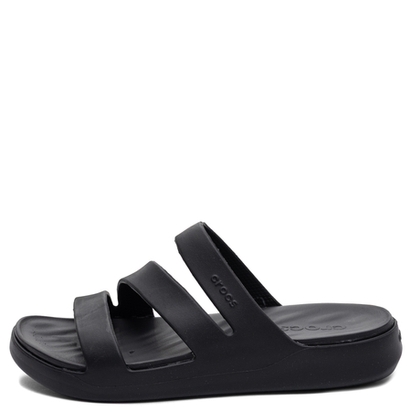 Crocs Getaway Triple Strap Slide Klapki Damskie Czarne 209587-001
