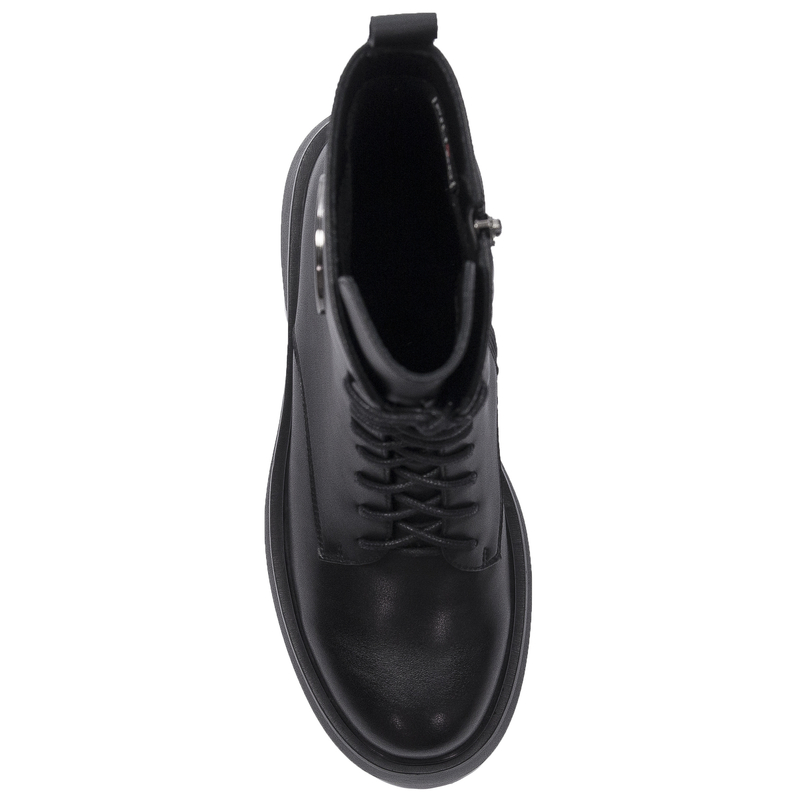 Filippo Black Women's Leather Warmed Boots