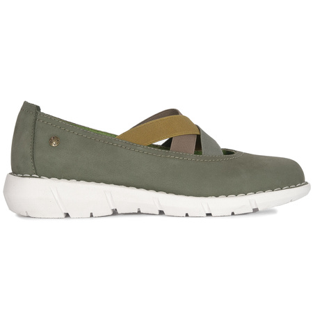 Maciejka Women's Leather Half Shoes Green