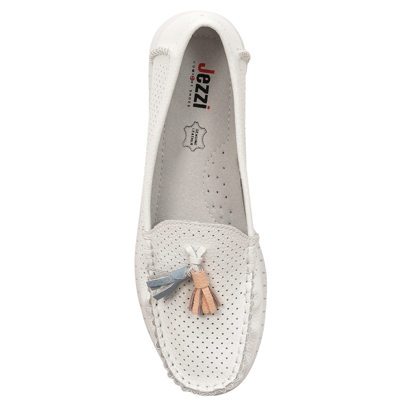 Jezzi Women Low Shoes White