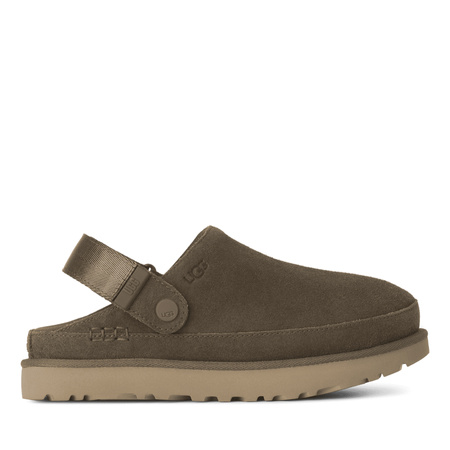 UGG Suede Clogs Women’s Platform With Adjustable Strap Grey 1138252-DNSS